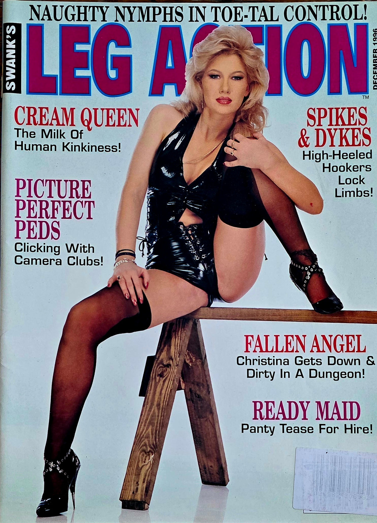 Vintage Swanks LEG ACTION December 1996 Excellent condition- Men's Adult Glamour