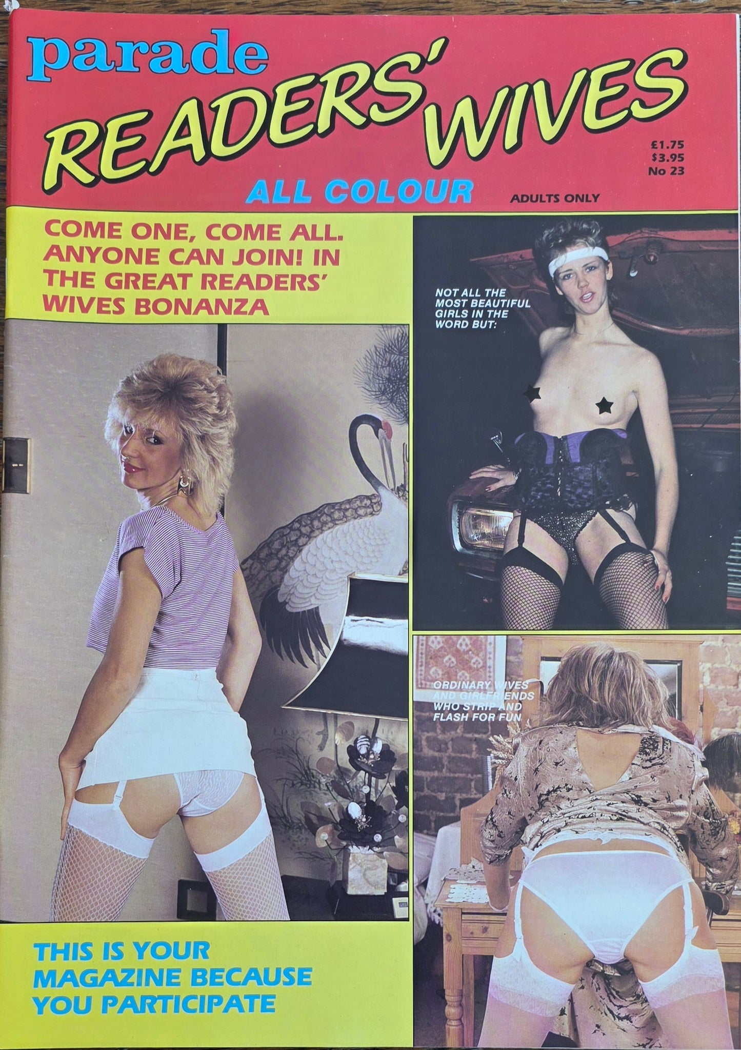 Vintage Parade Readers Wives no.23 Excellent condition- Men's Adult Glamour