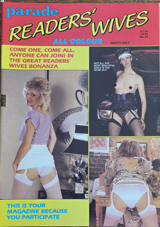 Vintage Parade Readers Wives no.23 Excellent condition- Men's Adult Glamour