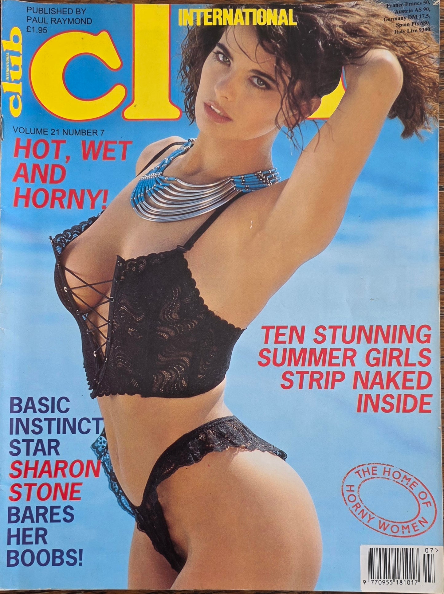 Vintage International CLUB Vol 21 no 7 Excellent condition- Men's Adult Glamour