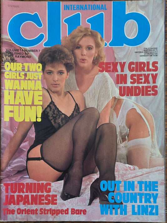 Vintage International CLUB Vol 14 no 7 Excellent condition- Men's Adult Glamour