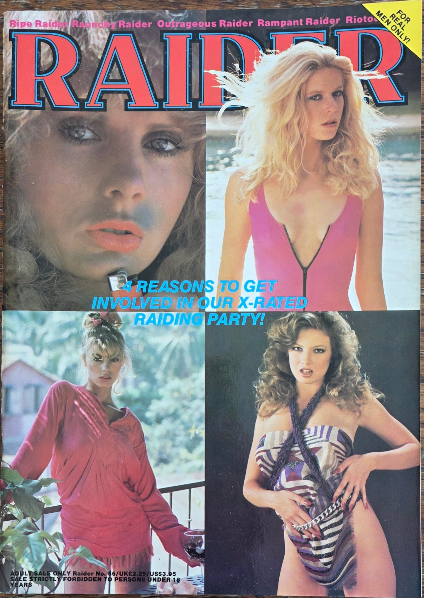 Vintage RAIDER no.55 Excellent condition- Men's Adult Glamour