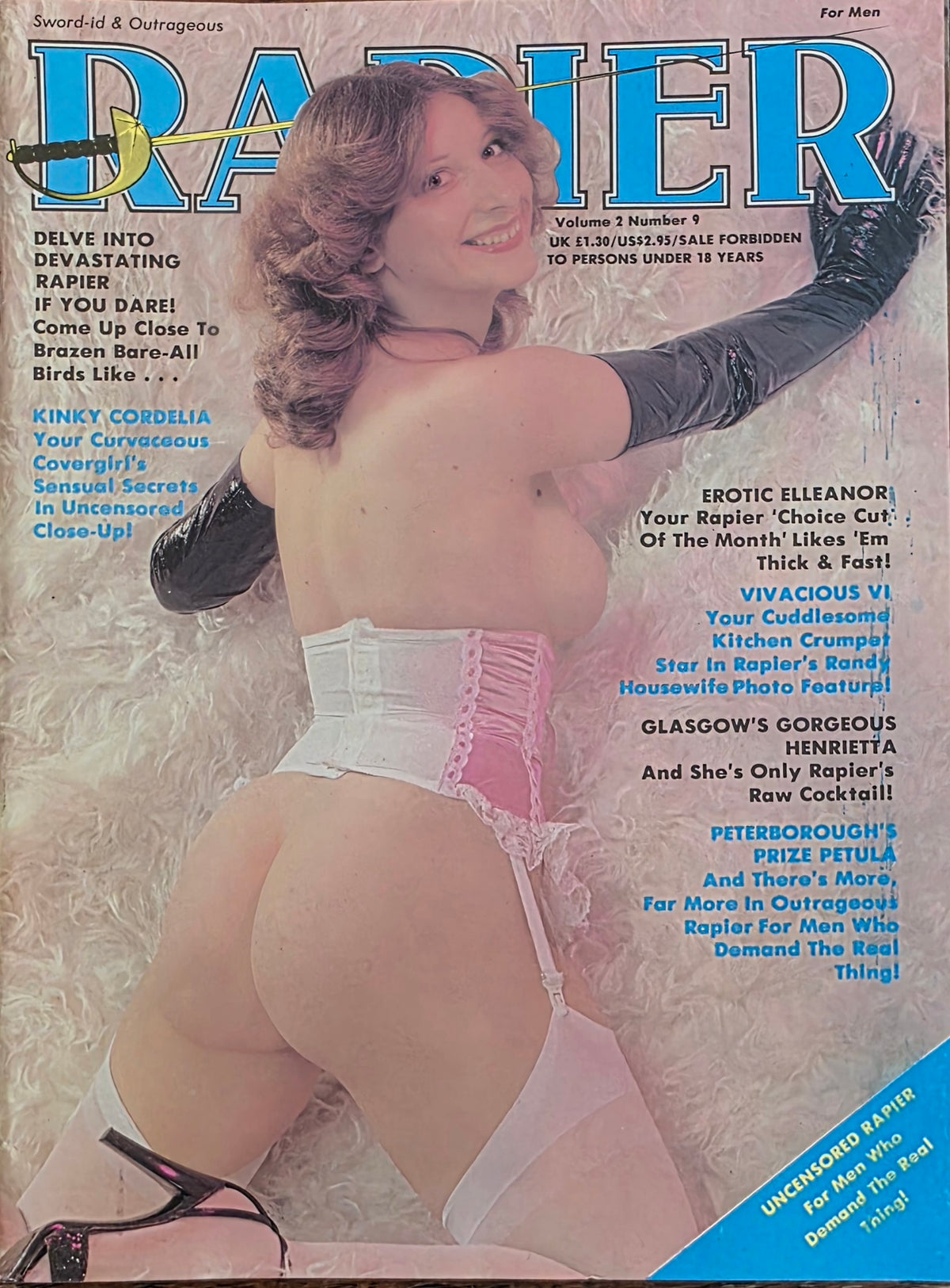 Vintage RAPIER  vol 2 no.9 Excellent condition- Men's Adult Glamour